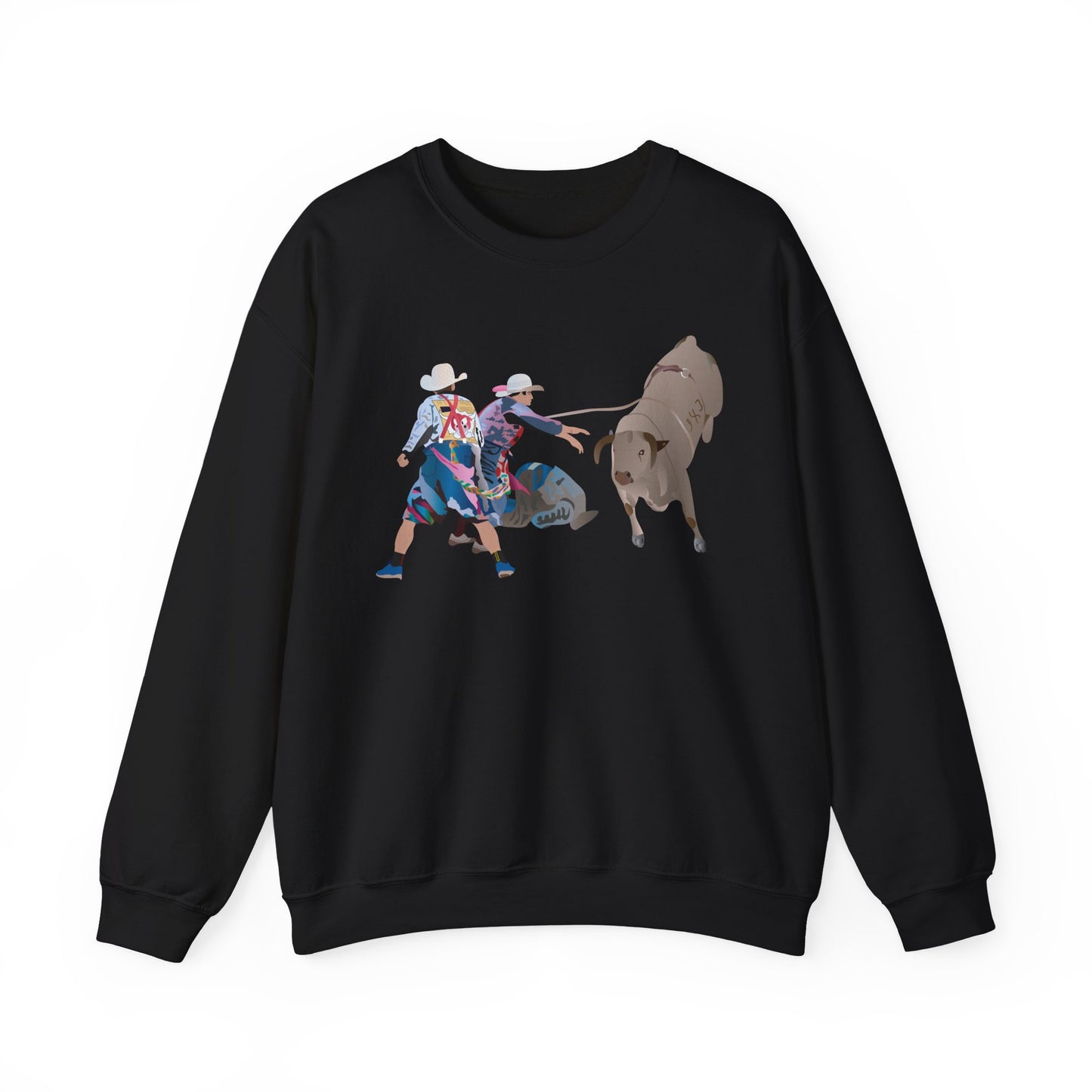 Crewneck Sweatshirt - Clowns and Bull