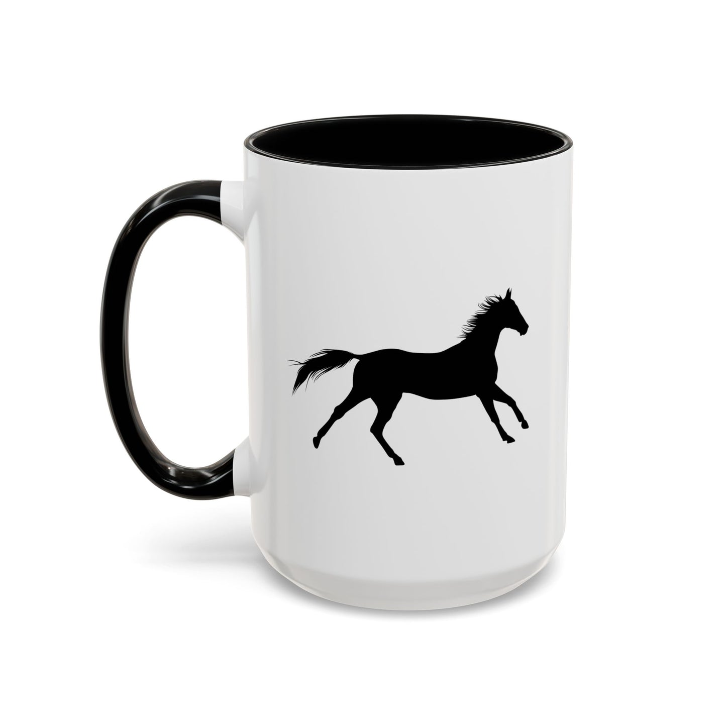 Accent Coffee Mug (11, 15oz) - Wild Horse - Running X 300