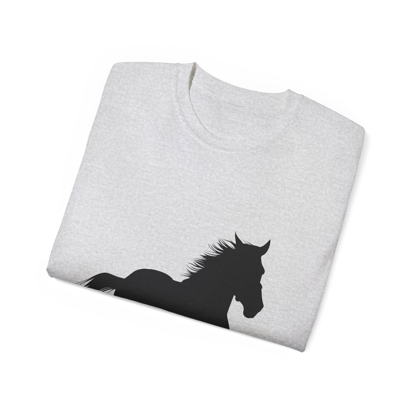 Unisex Ultra Cotton Tee - Wild Horse - Running Leaning Left X 300
