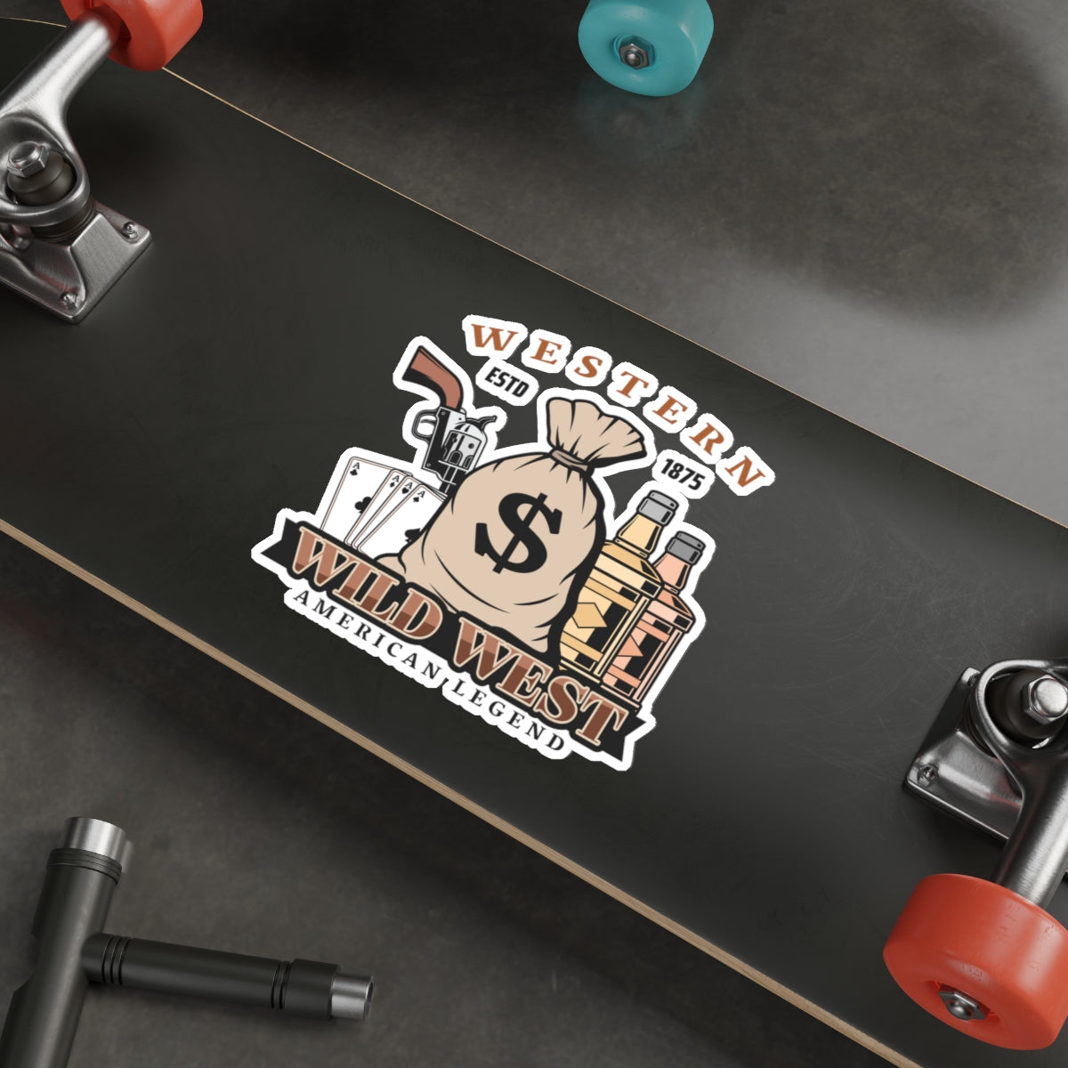 Die-cut stickers - Western - Wild West - American Legend