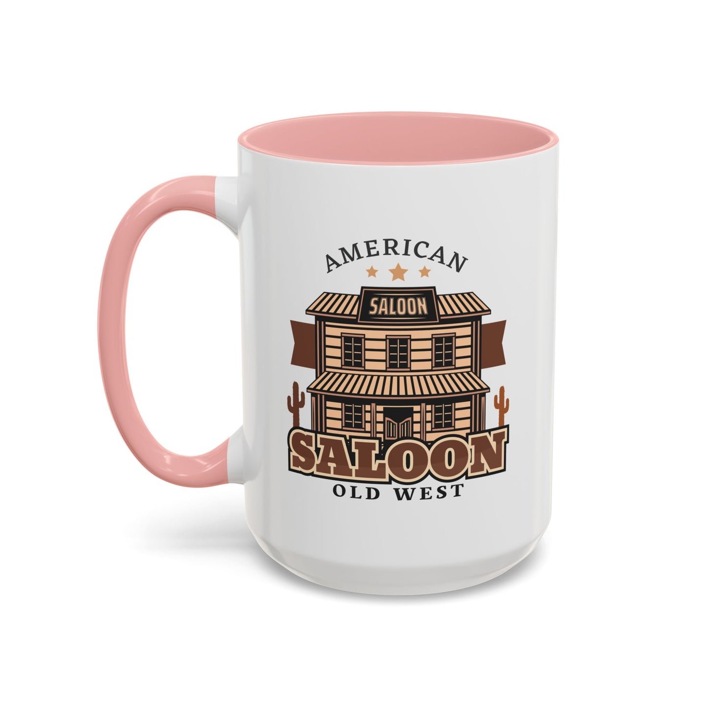 Accent Coffee Mug (11, 15oz) - American Cowboy - Saloon - Wild West