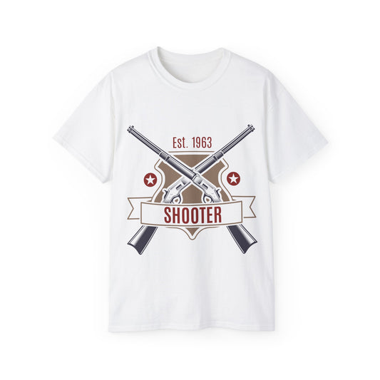 Unisex Ultra Cotton Tee - Shooter - Revolver