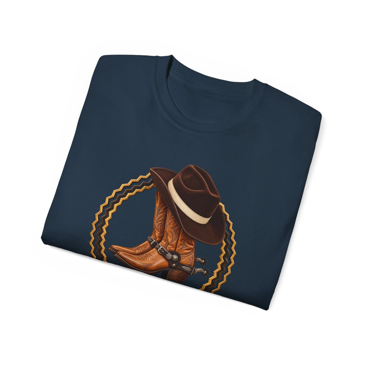 Unisex Ultra Cotton Tee - Cowboys - Cowboy Club - Color - 3D Transparent