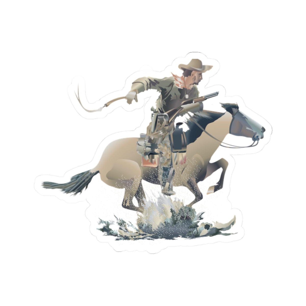 Kiss-Cut Stickers - COWBOY