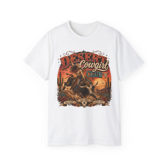 T-Shirt - Desert cowgirl rodeo spirit