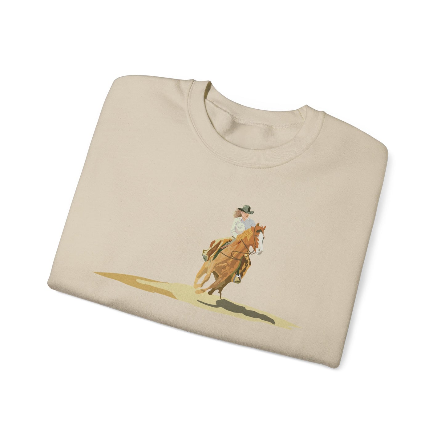 Crewneck Sweatshirt - Rodeo - Cow Girl