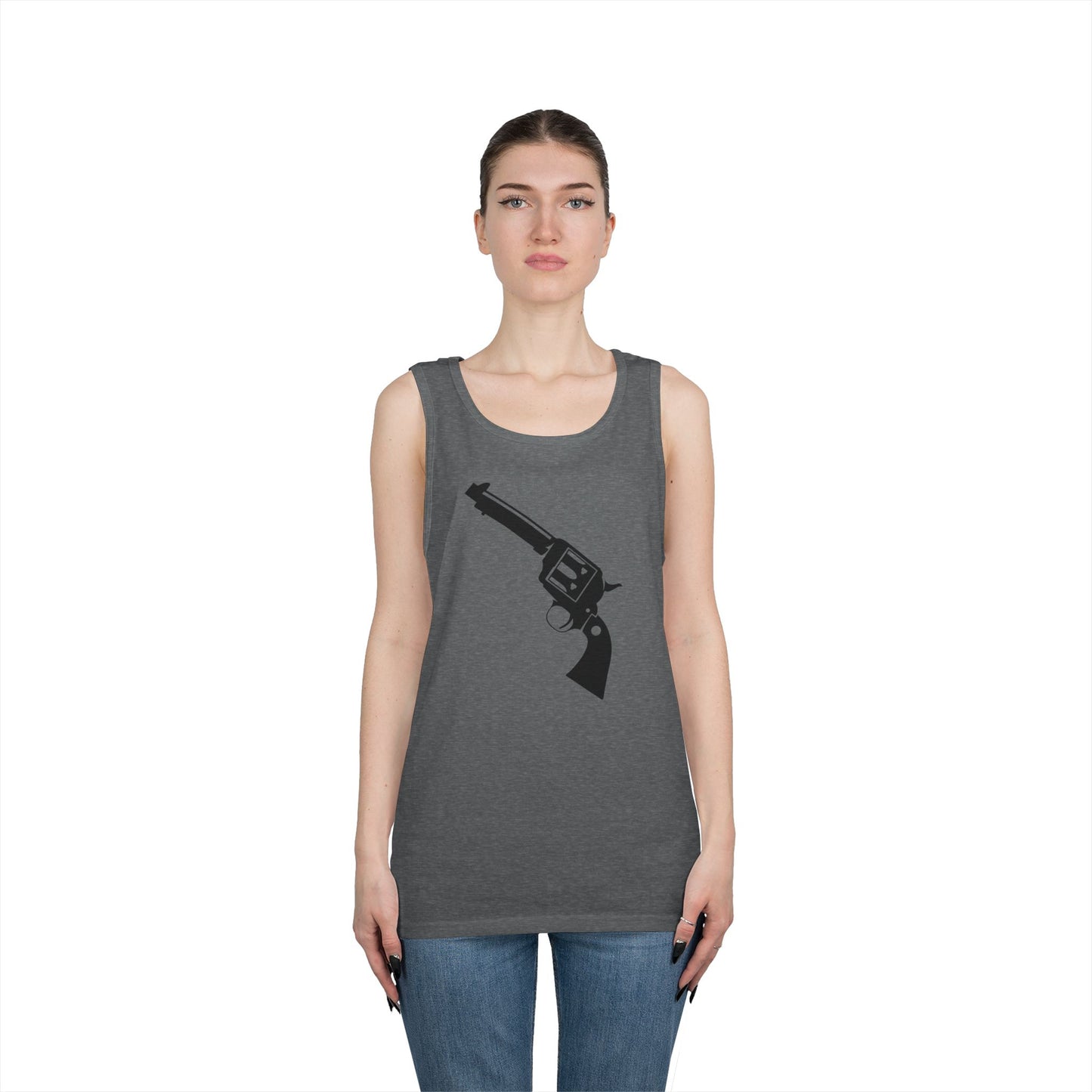 Unisex Heavy Cotton Tank Top - Six-Shooter X 300