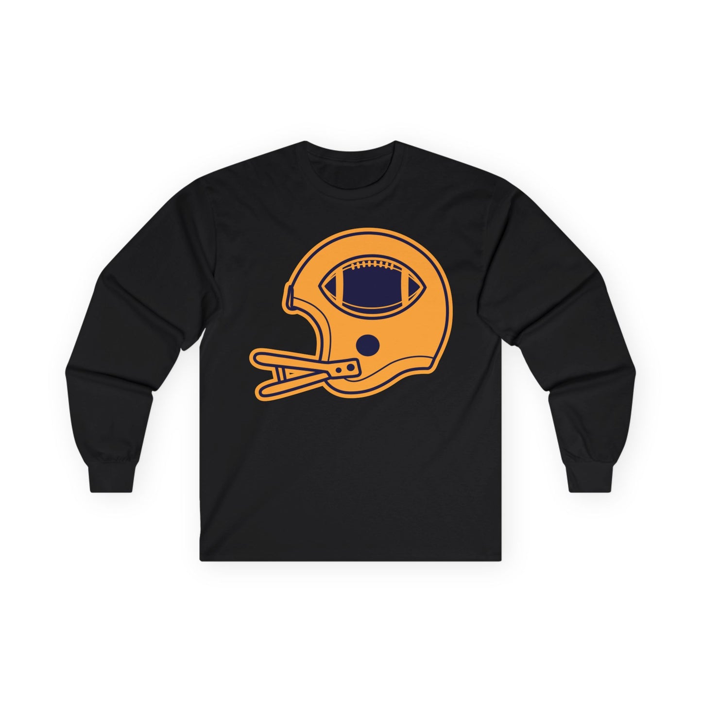 Unisex Ultra Cotton Long Sleeve Tee - Football Helmet