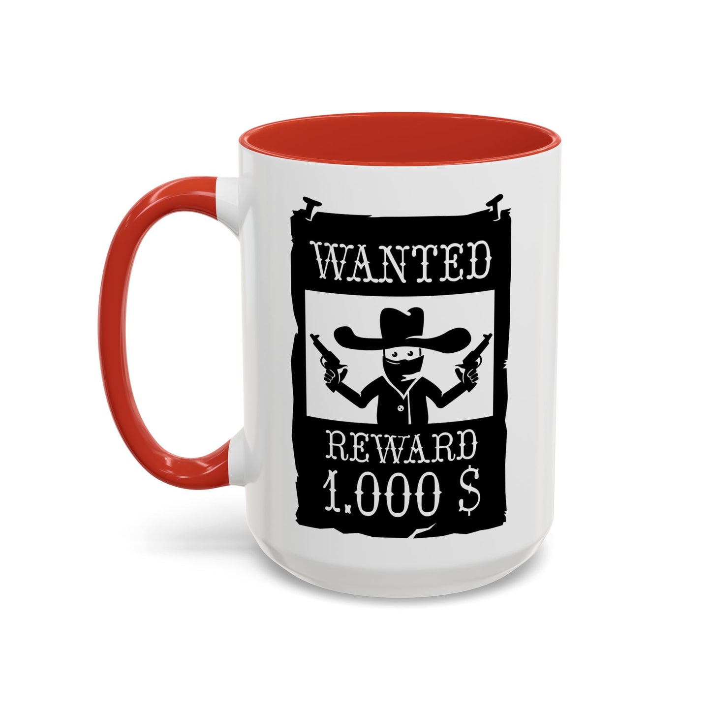 Accent Coffee Mug (11, 15oz) - Wanted Poster X 300