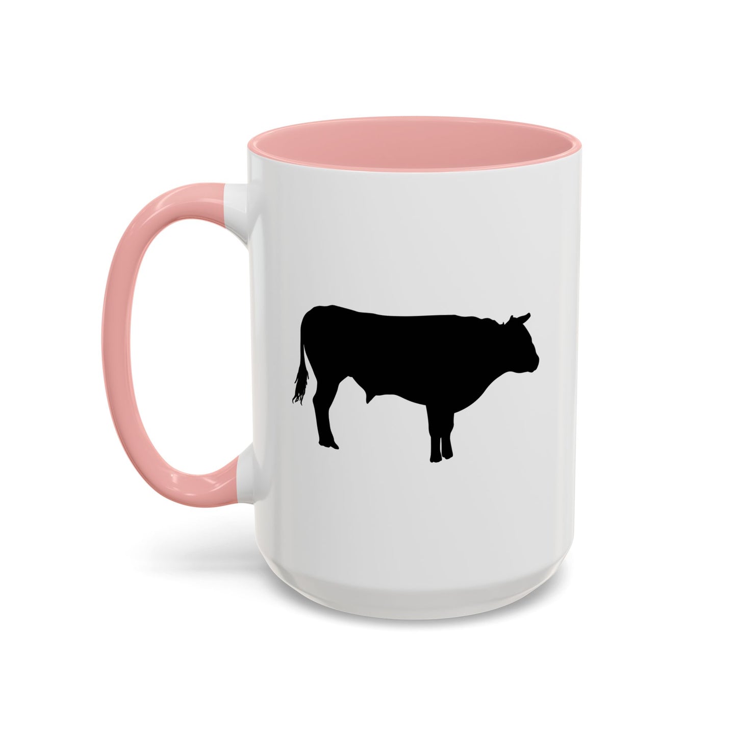 Accent Coffee Mug (11, 15oz) - Bull - Silhouette
