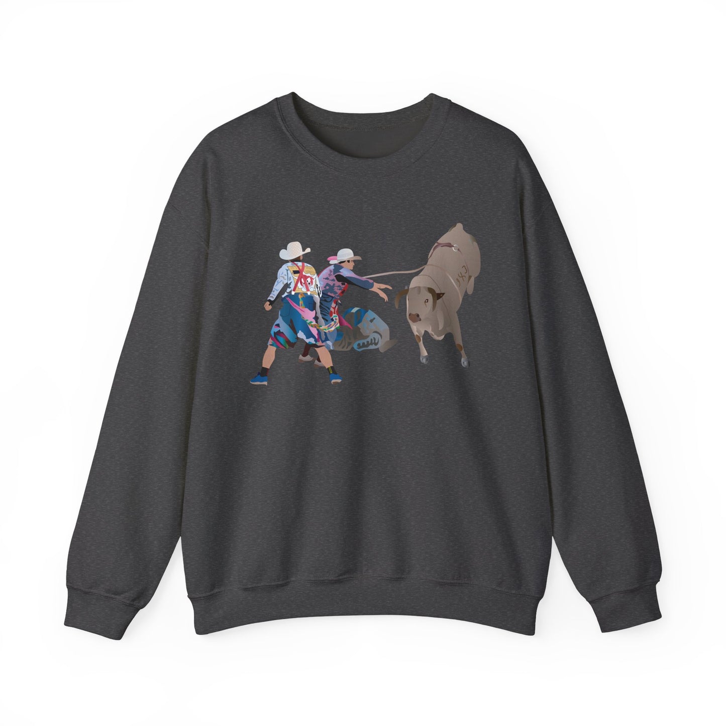 Crewneck Sweatshirt - Clowns and Bull