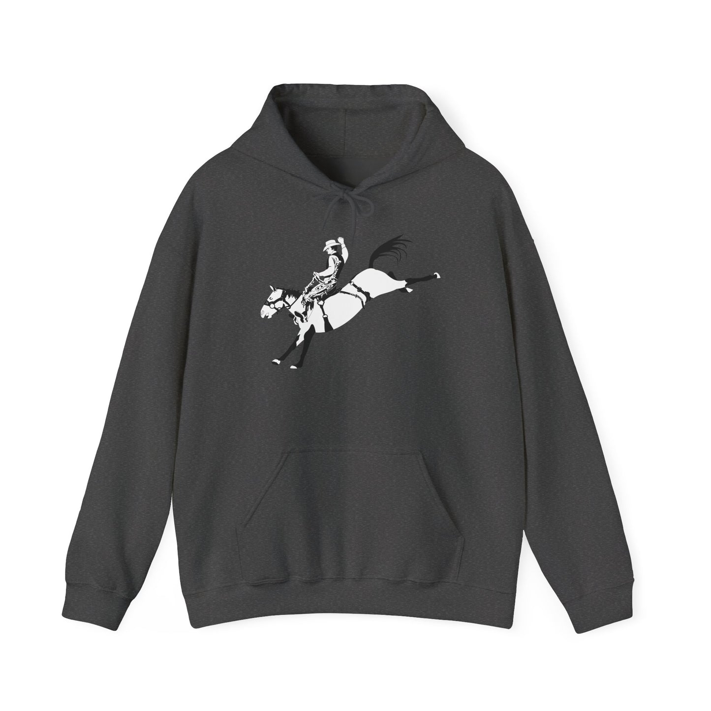 Unisex Hoodie - Cowboy - Bronco Buster - BW