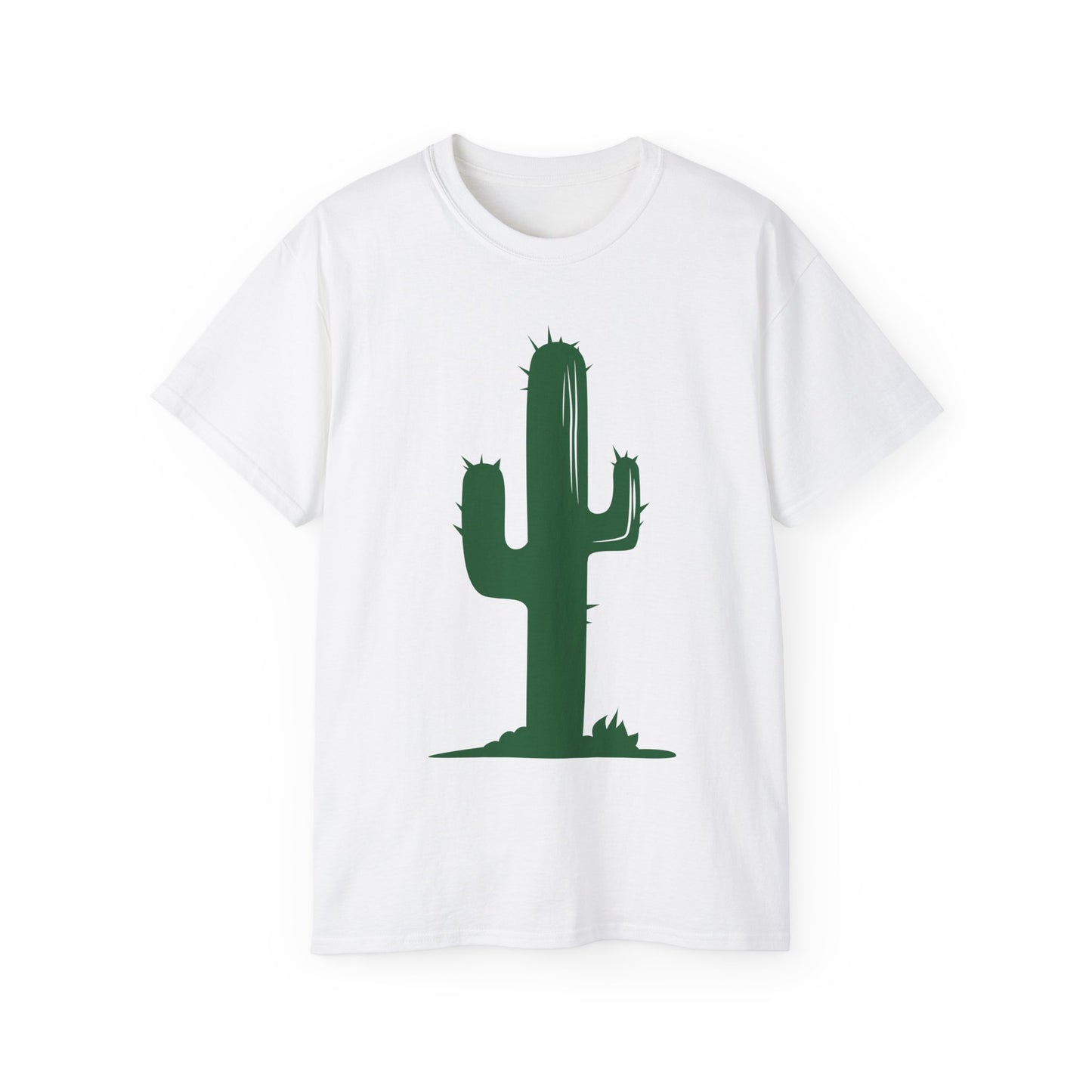 Unisex Ultra Cotton Tee - Green Western Cactus X 300