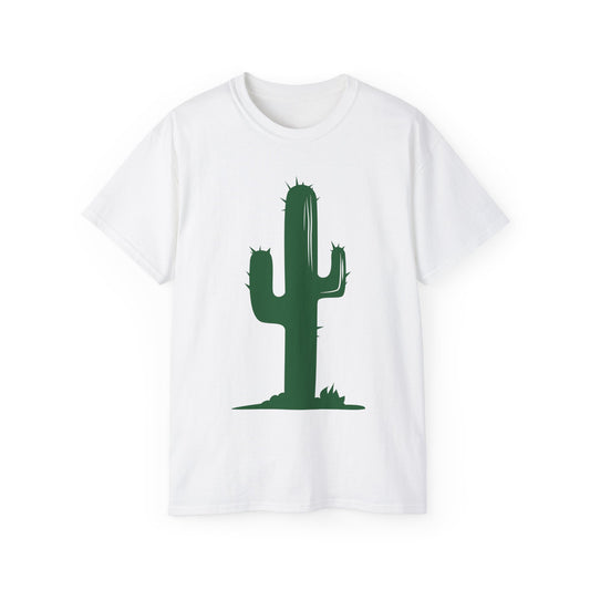 Unisex Ultra Cotton Tee - Green Western Cactus X 300