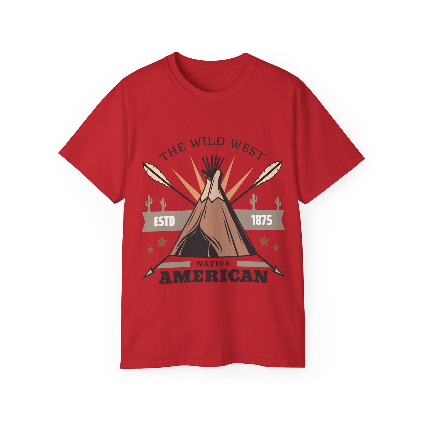 Unisex Ultra Cotton Tee - The Wild West - Native American