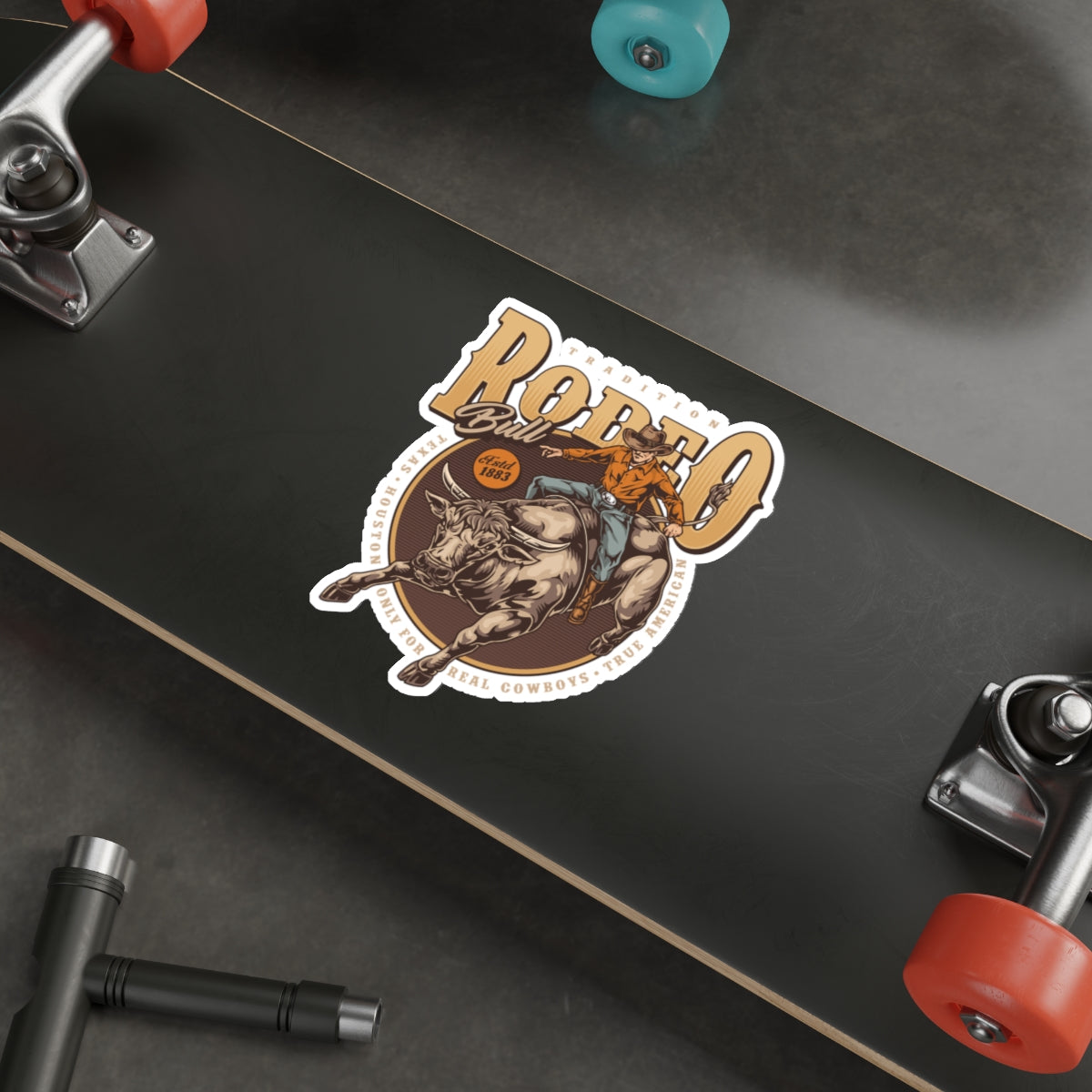 Die-cut stickers - Tradition Rodeo Bull - Real Cowboys