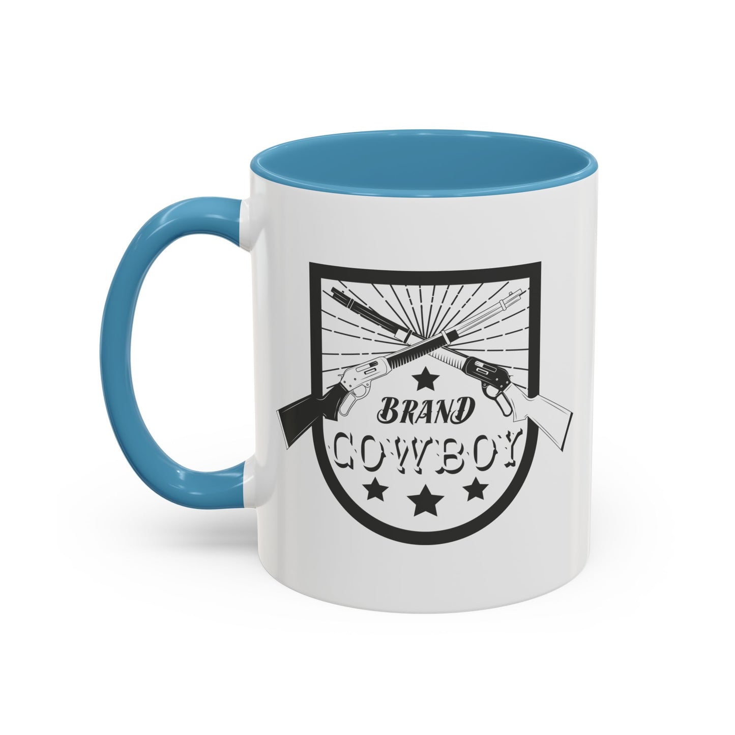 Accent Coffee Mug (11, 15oz) - Brand Cowboy