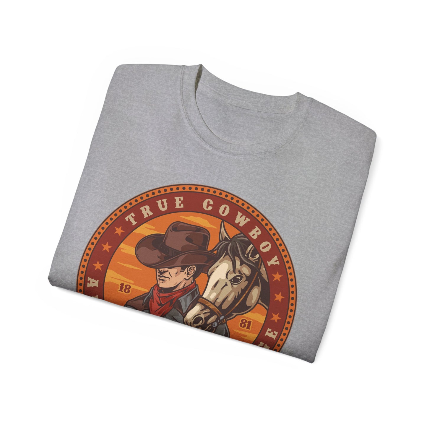 Unisex Ultra Cotton Tee - True Cowboy - American Heritage