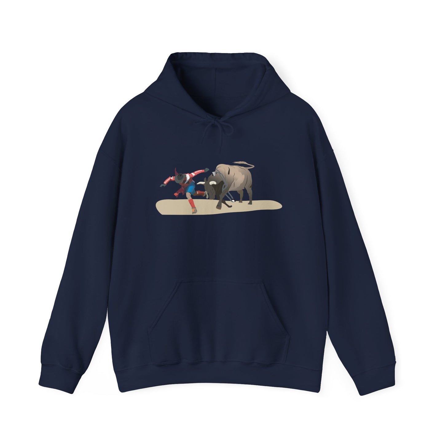 Unisex Hoodie - Rodeo - Bull and Clown