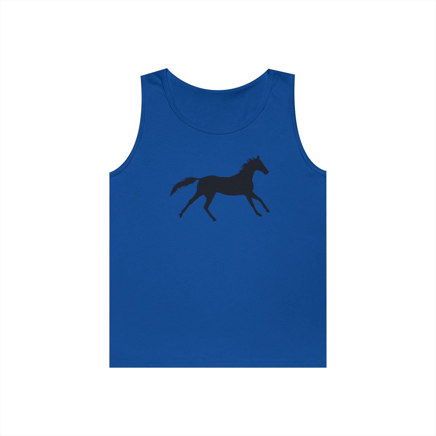 Unisex Heavy Cotton Tank Top - Wild Horse - Running X 300