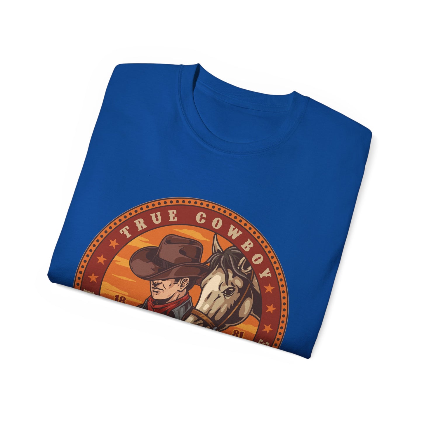 Unisex Ultra Cotton Tee - True Cowboy - American Heritage