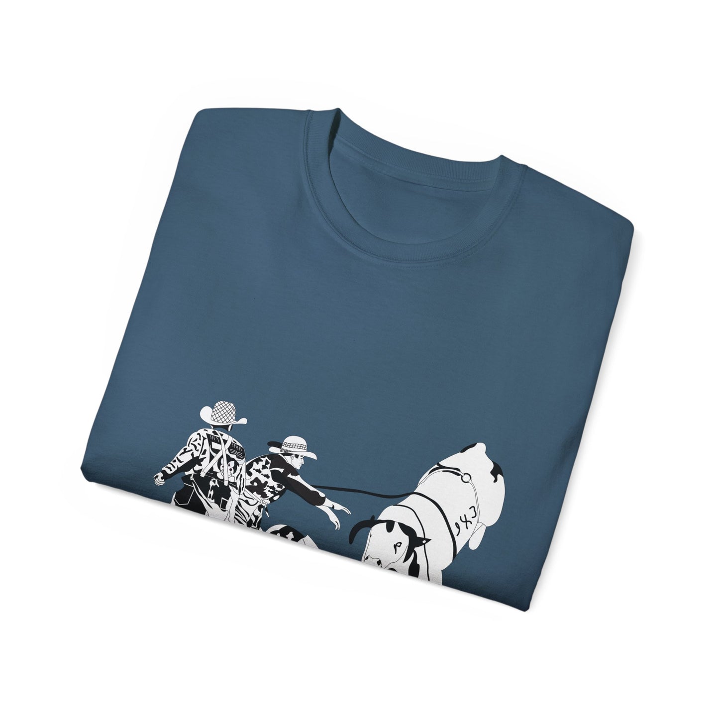 Unisex Ultra Cotton Tee - Clowns and Bull - BW