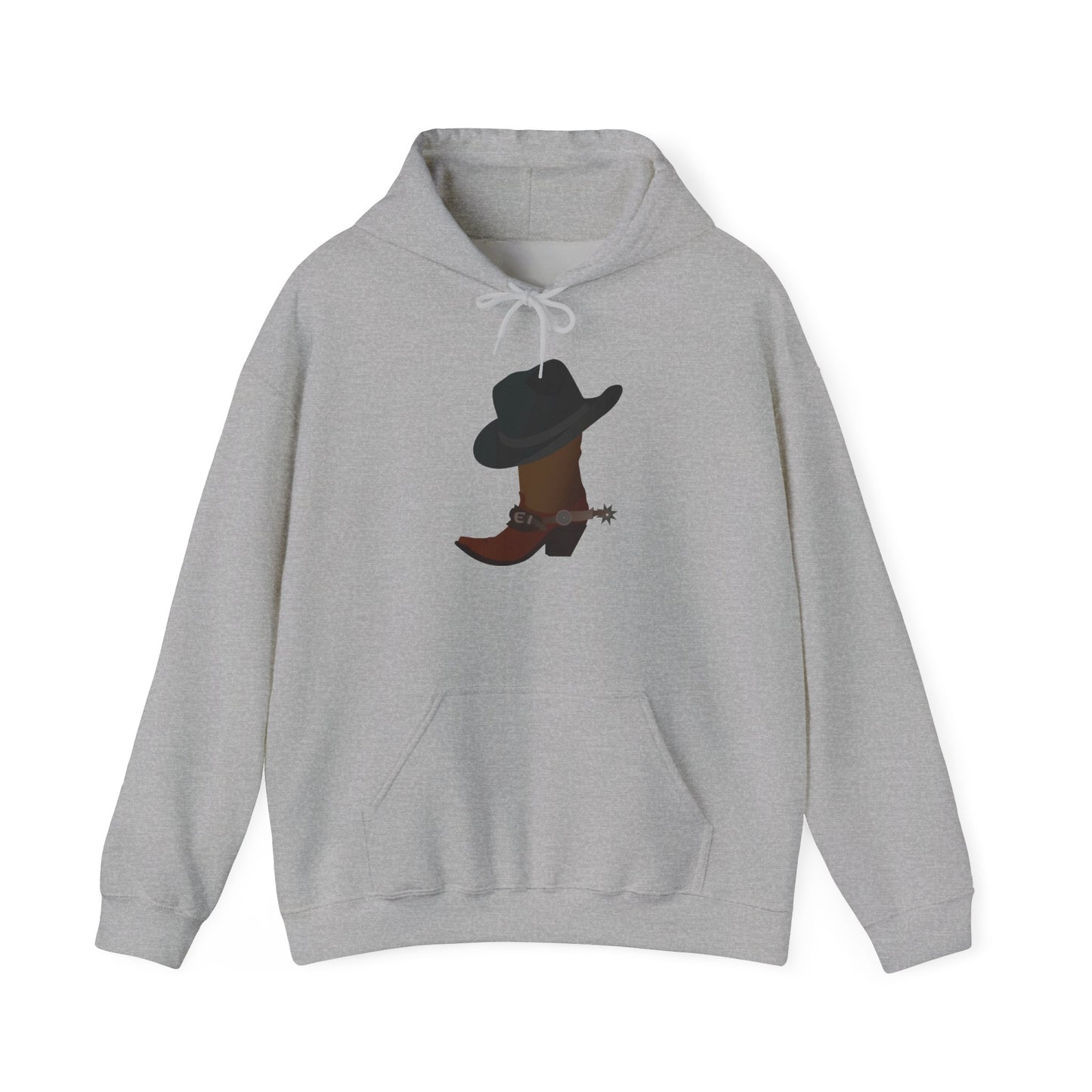 Unisex Hoodie - Rodeo - Boots and Hat and Spurs