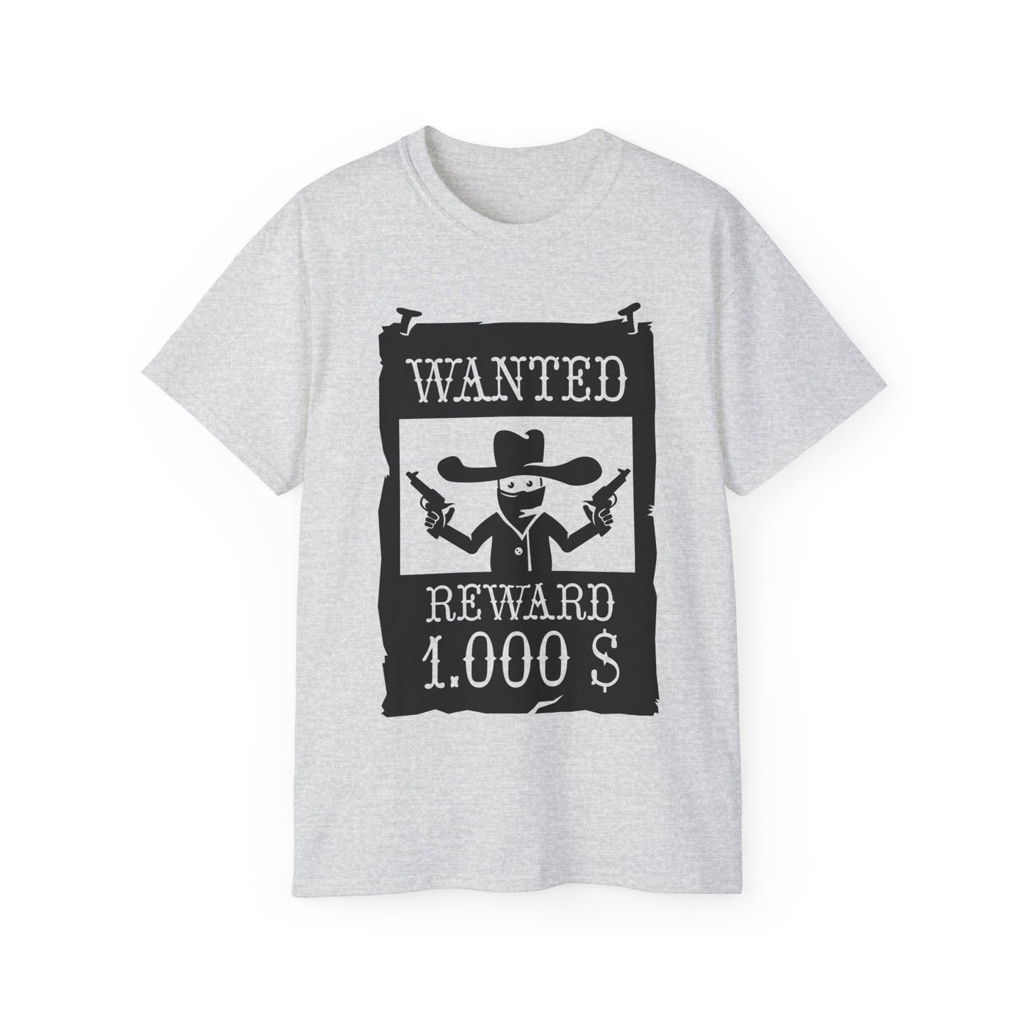 Unisex Ultra Cotton Tee - Wanted Poster X 300