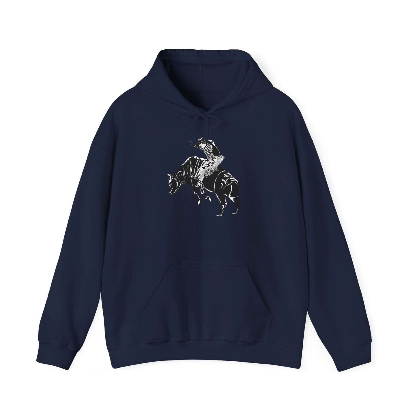 Unisex Hoodie - Cowboy - Bull Rider - BW