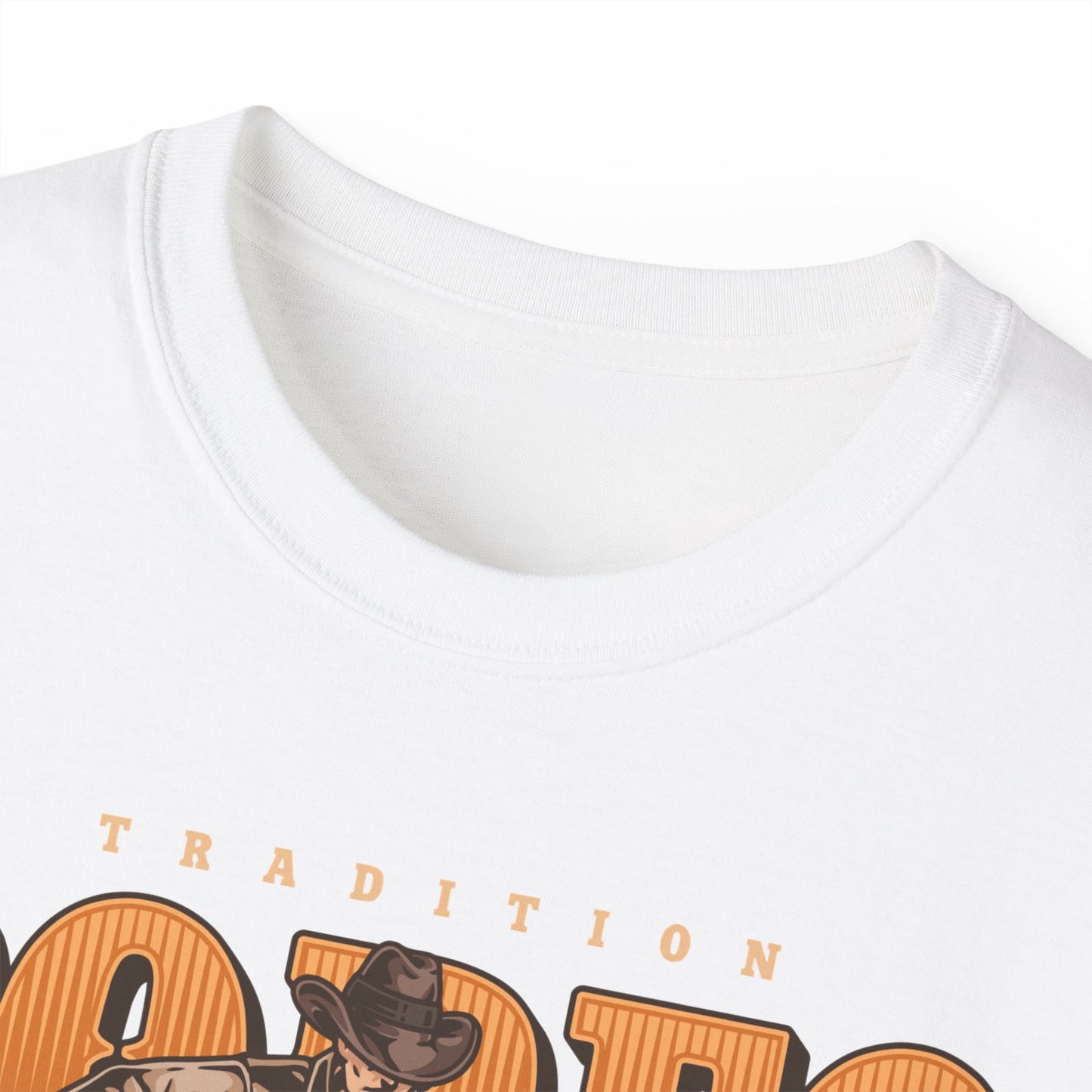 Unisex Ultra Cotton Tee - Tradition Rodeo Show - Bull Riding Events