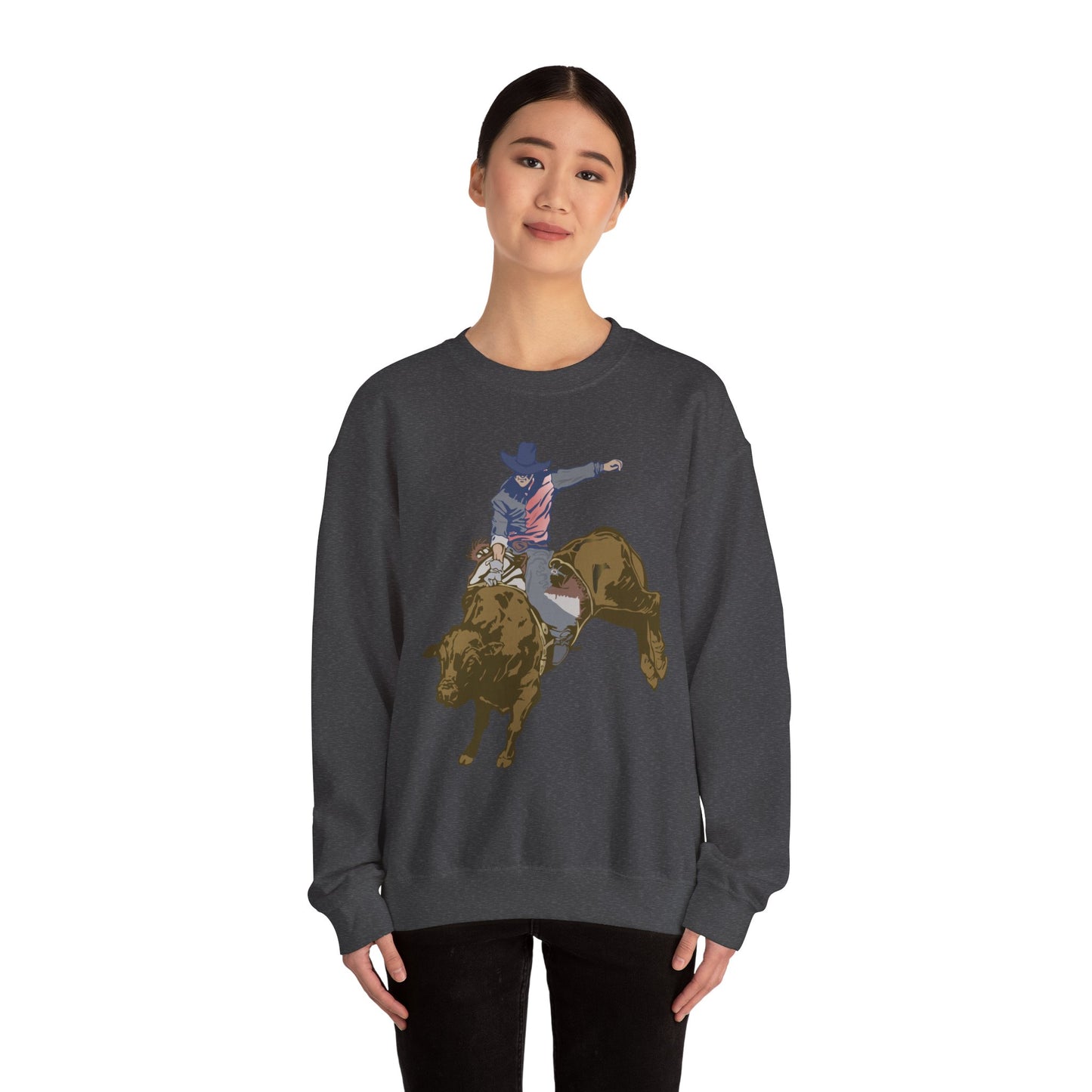 Crewneck Sweatshirt - Cowboy - Rodeo