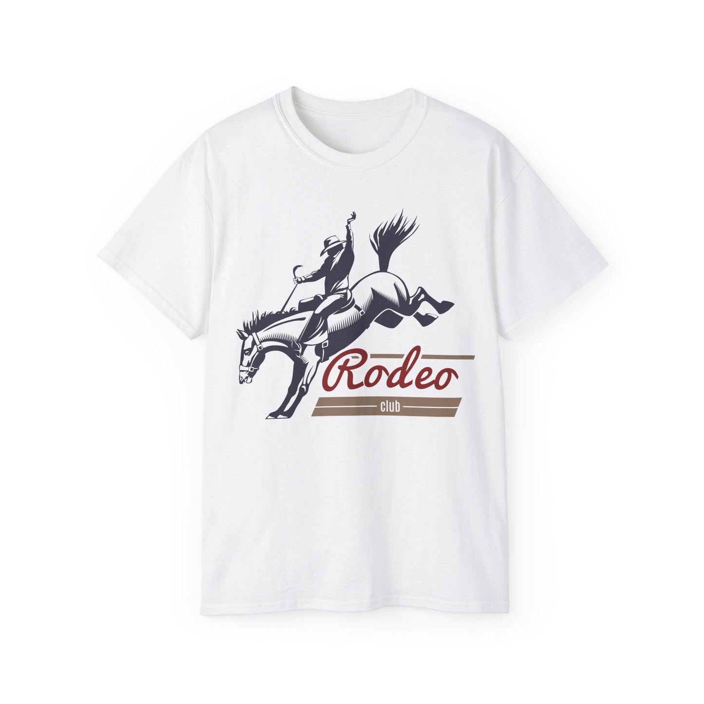 Unisex Ultra Cotton Tee - Western Cowboy - Rodeo Club