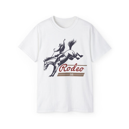 Unisex Ultra Cotton Tee - Western Cowboy - Rodeo Club