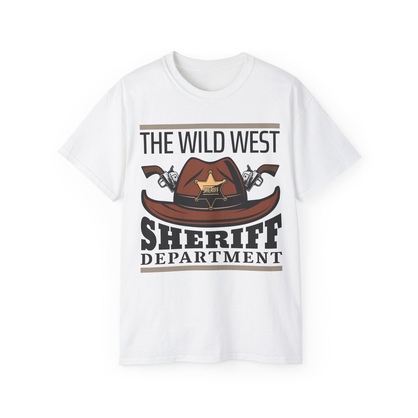 Unisex Ultra Cotton Tee - The Wild West - Sheriff Department