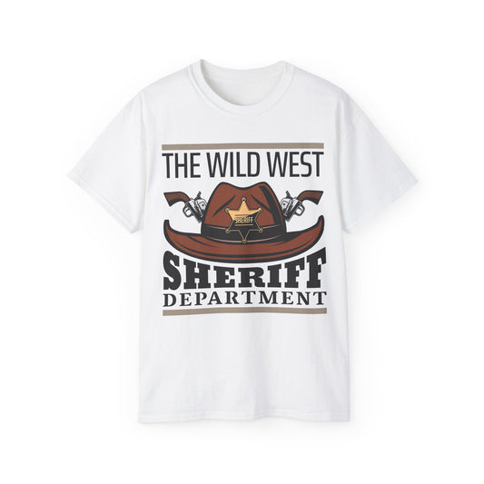 Unisex Ultra Cotton Tee - The Wild West - Sheriff Department