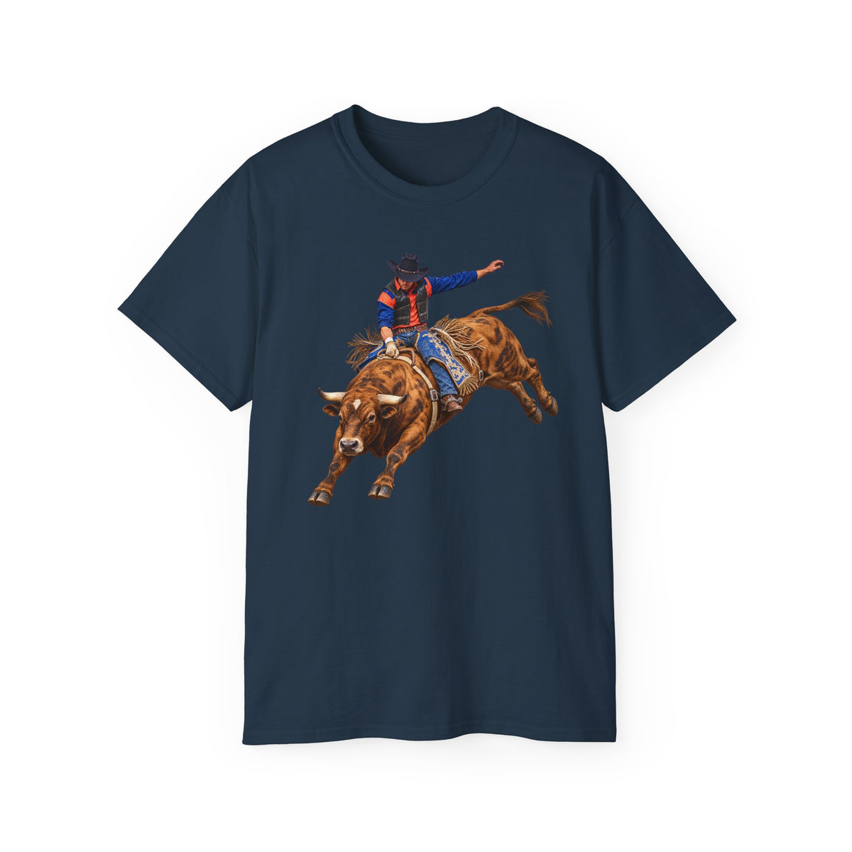 Unisex Ultra Cotton Tee - Cowboy - Rodeo - 3D