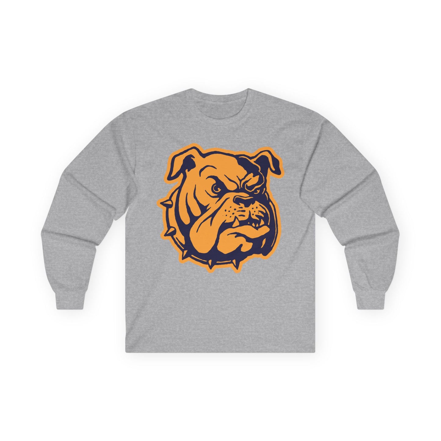 Unisex Ultra Cotton Long Sleeve Tee - Bulldog Head