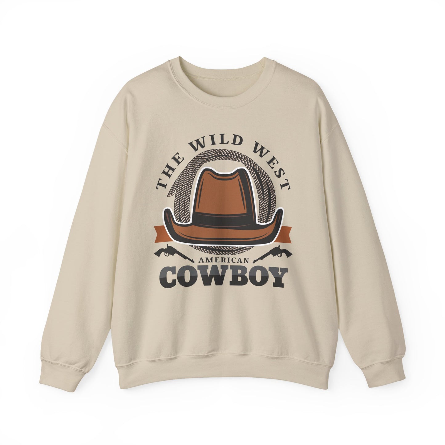 Crewneck Sweatshirt - The Wild West - American Cowboy