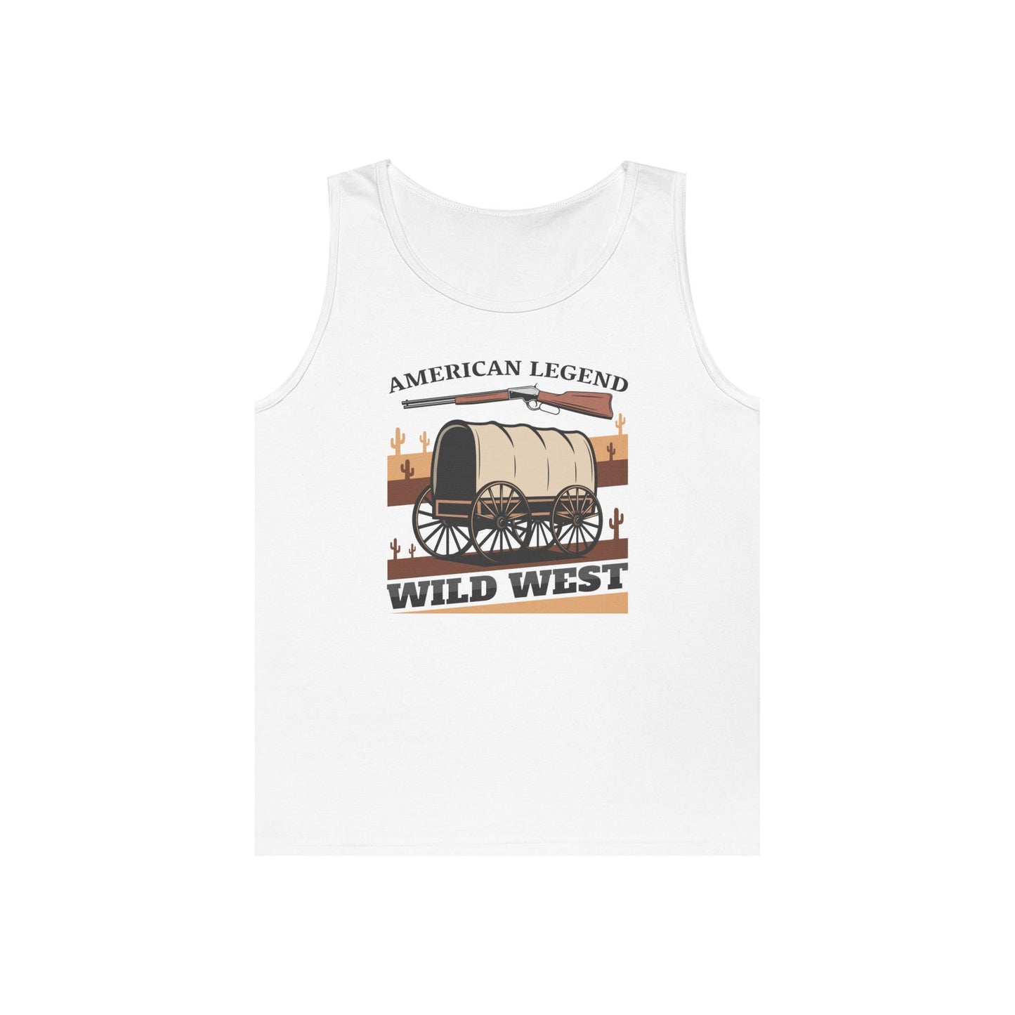 Unisex Heavy Cotton Tank Top - American Legend - Wild West