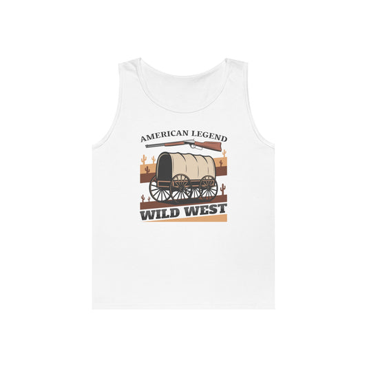 Unisex Heavy Cotton Tank Top - American Legend - Wild West