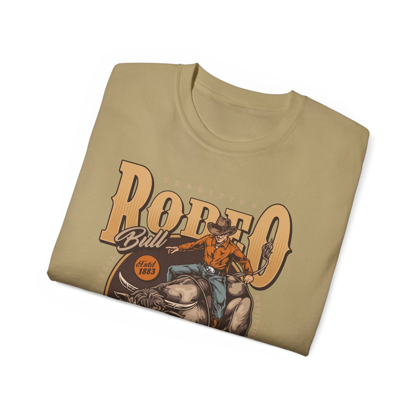 Western Rodeo Cowboy Tee - Fun Casual Shirt for Rodeo Fans, Gift for Country Lovers, Festival Outfit, Everyday Wear, Rodeo Apparel - Tradition Rodeo Bull - Real Cowboys