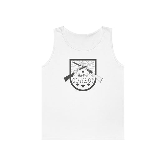 Unisex Heavy Cotton Tank Top - Brand Cowboy