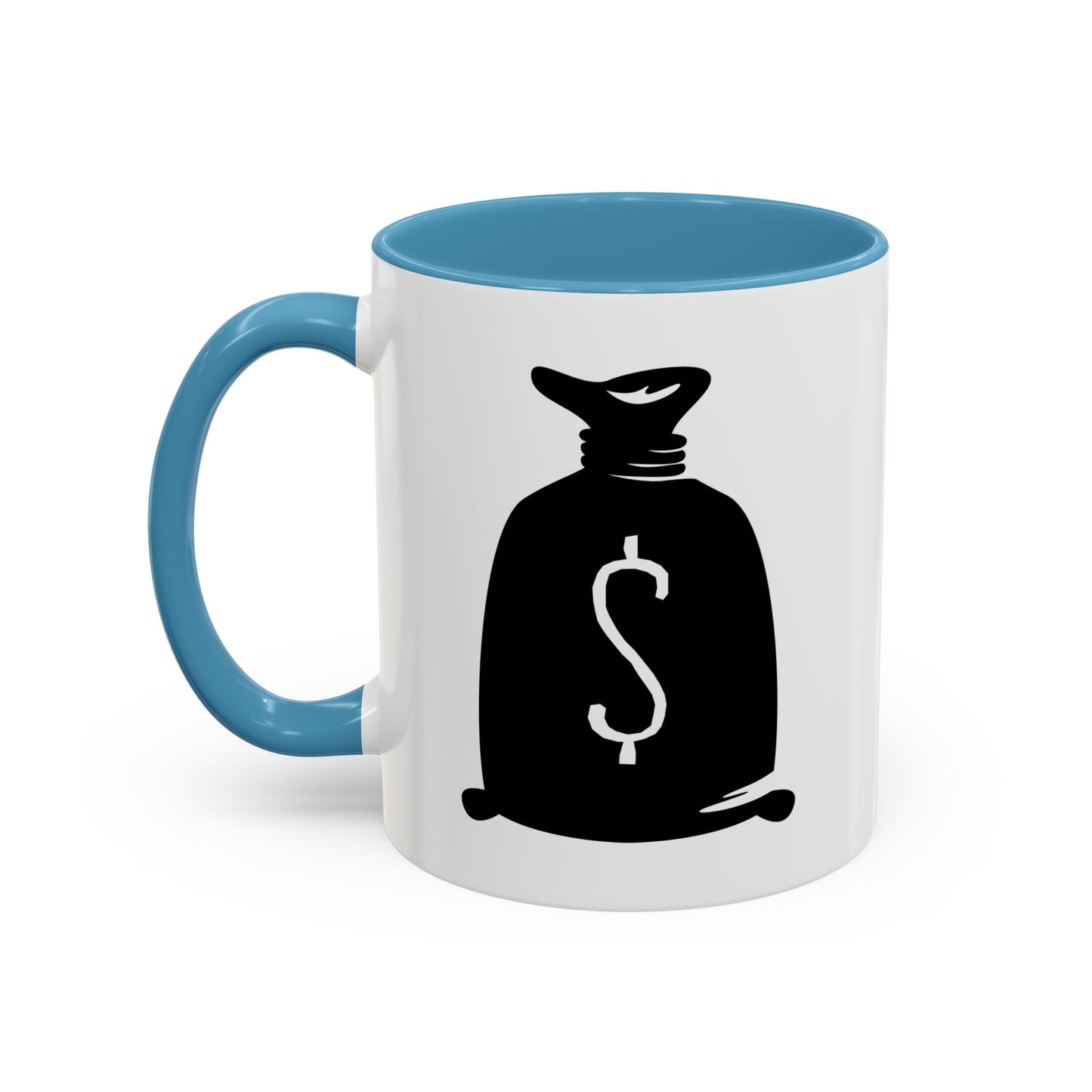 Accent Coffee Mug (11, 15oz) - Bank Money Bag X 300