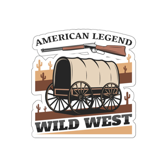 Die-cut stickers - American Legend - Wild West