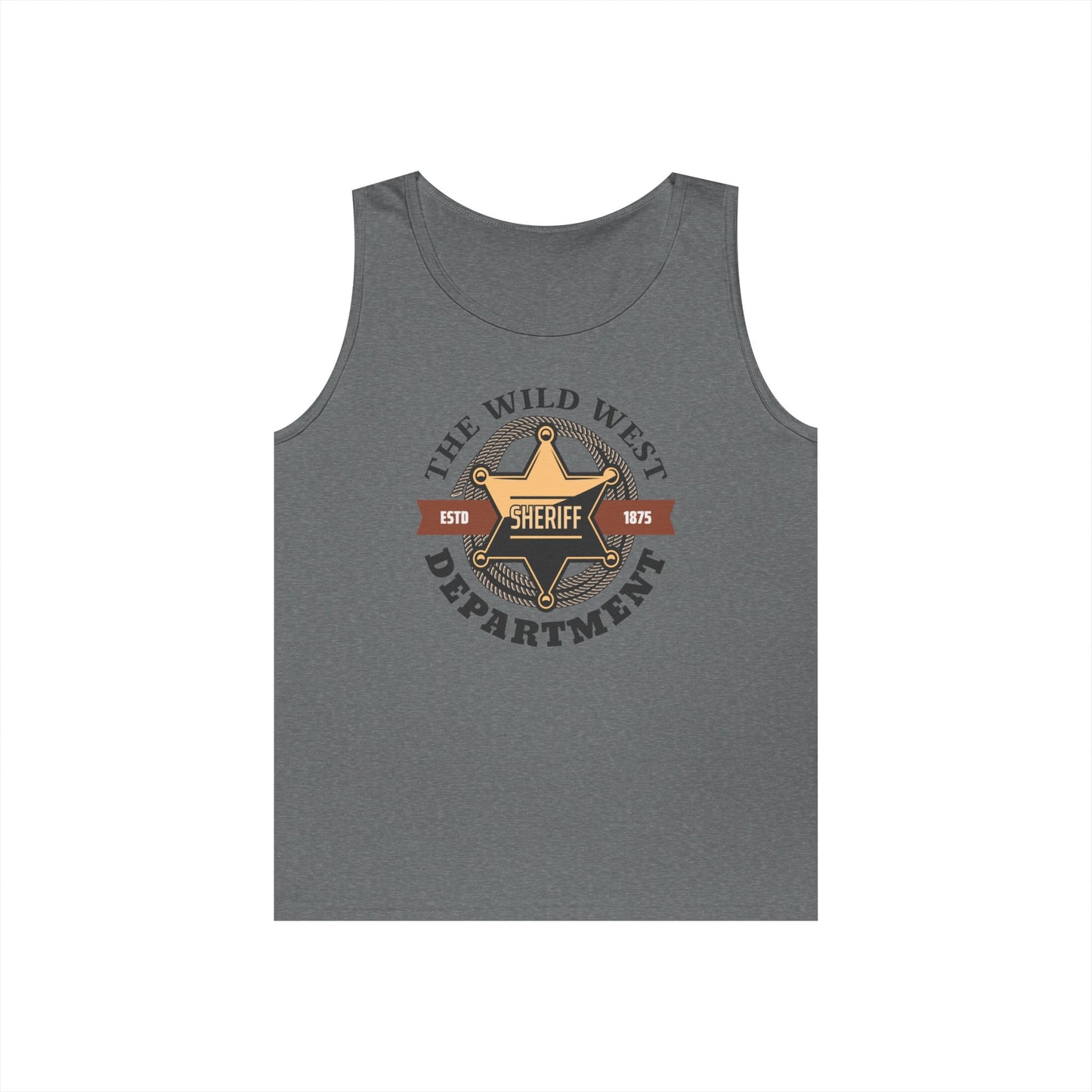 Unisex Heavy Cotton Tank Top - Sheriff Depart