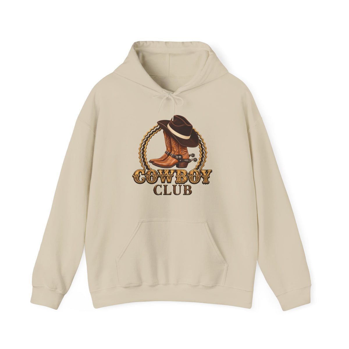 Hoodie — Cowboys - Cowboy Club - Color - 3D Transparent
