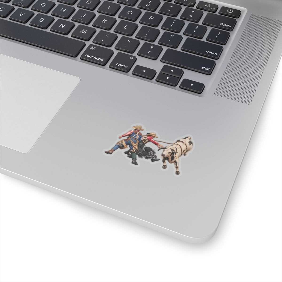 Kiss-Cut Stickers - Cowboys - Clowns and Bull - without Text - 3D Transparent