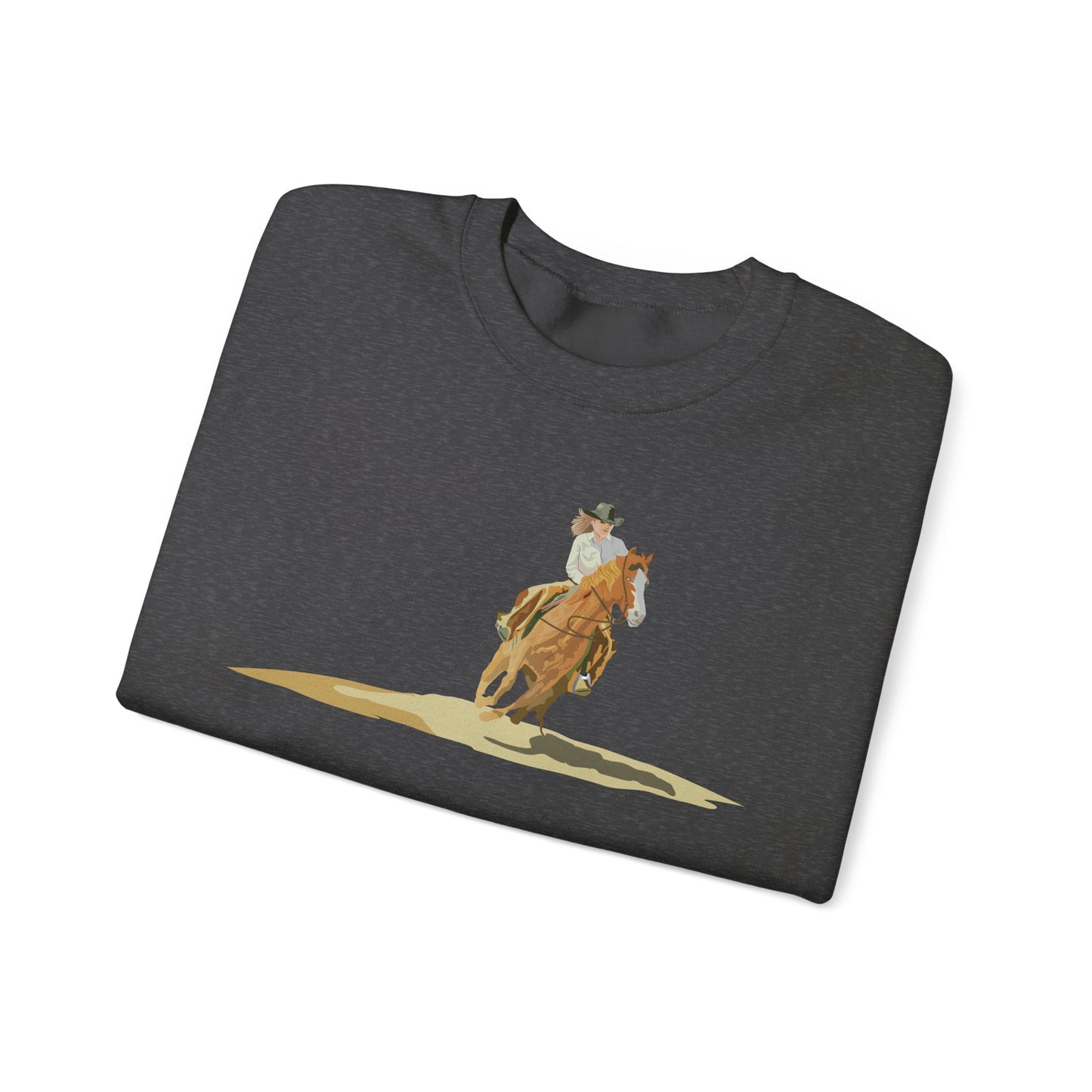 Crewneck Sweatshirt - Rodeo - Cow Girl