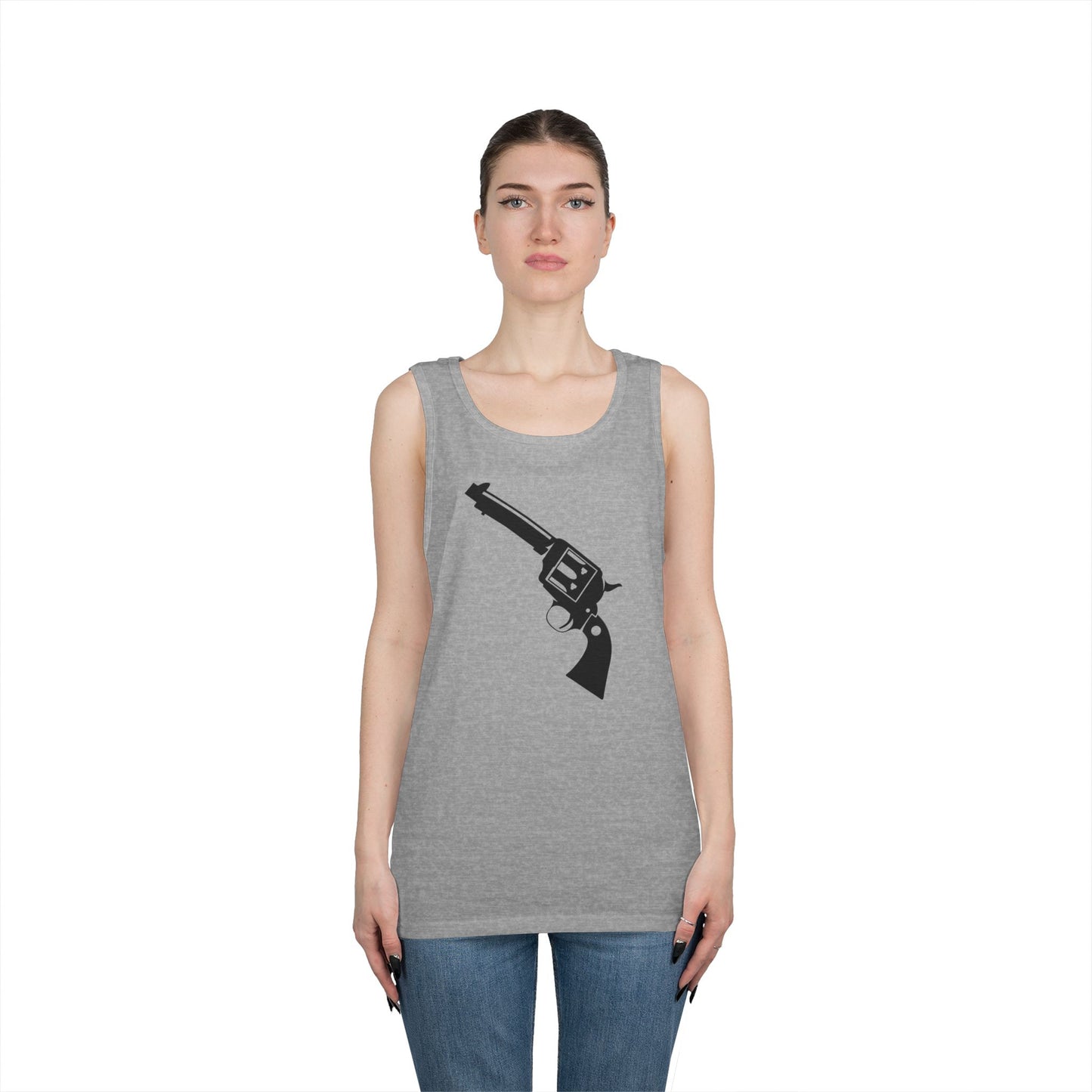 Unisex Heavy Cotton Tank Top - Six-Shooter X 300