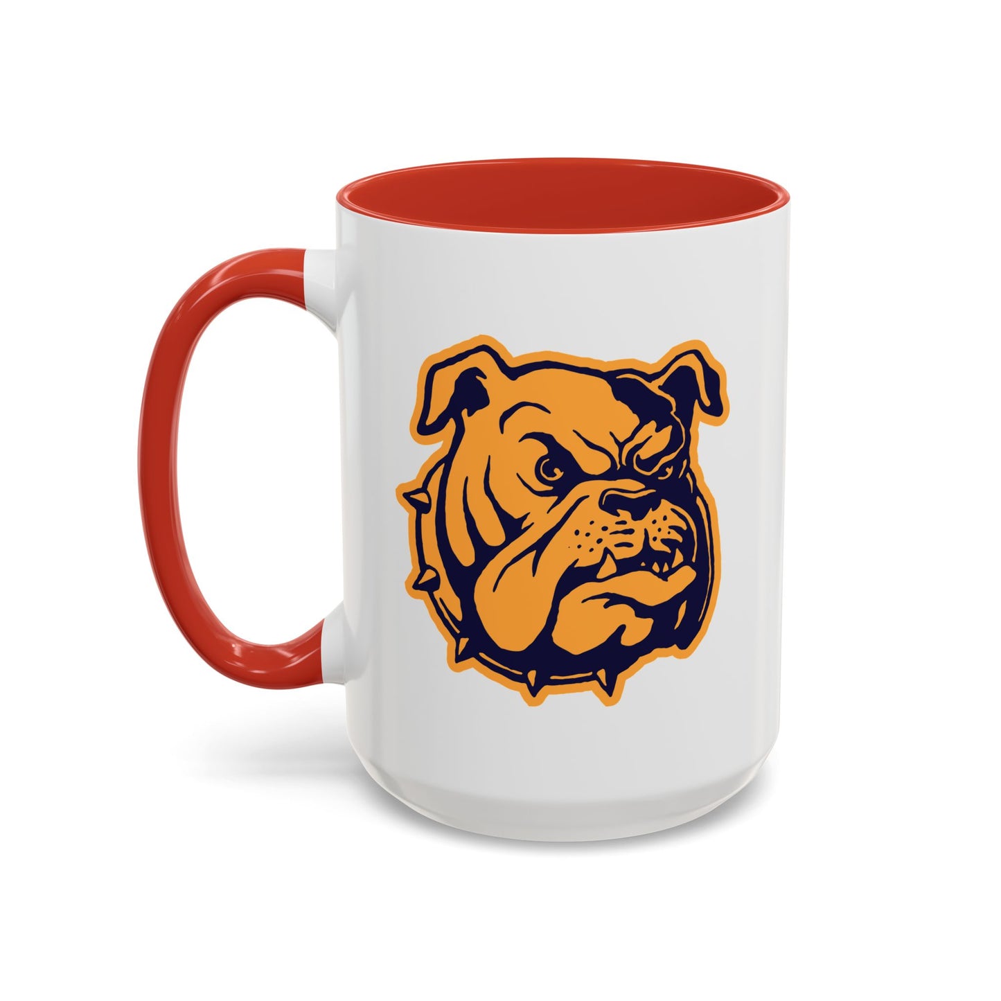 Accent Coffee Mug (11, 15oz) - Bulldog Head